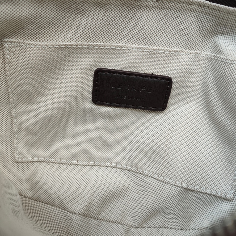 Lemaire Dark Brown Leather Knotted Strap Crossbody Bag - Picture 5 of 5